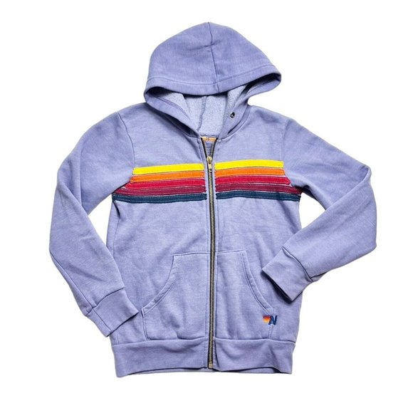Aviator Nation Other - Aviator Nation Purple Zip Hoodie